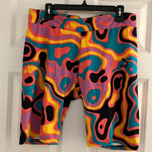 Puma Pants - Puma Athletic/Athleisure Compression/Bike Shorts, NWT!